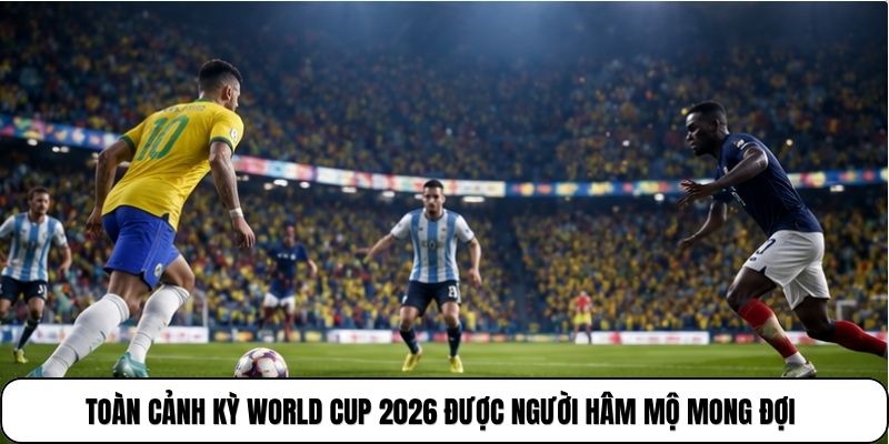 Toàn cảnh kỳ World Cup 2026 được người hâm mộ mong đợi